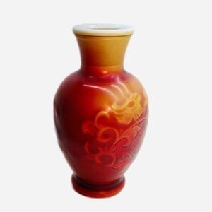 Red and Orange Decorative Vase